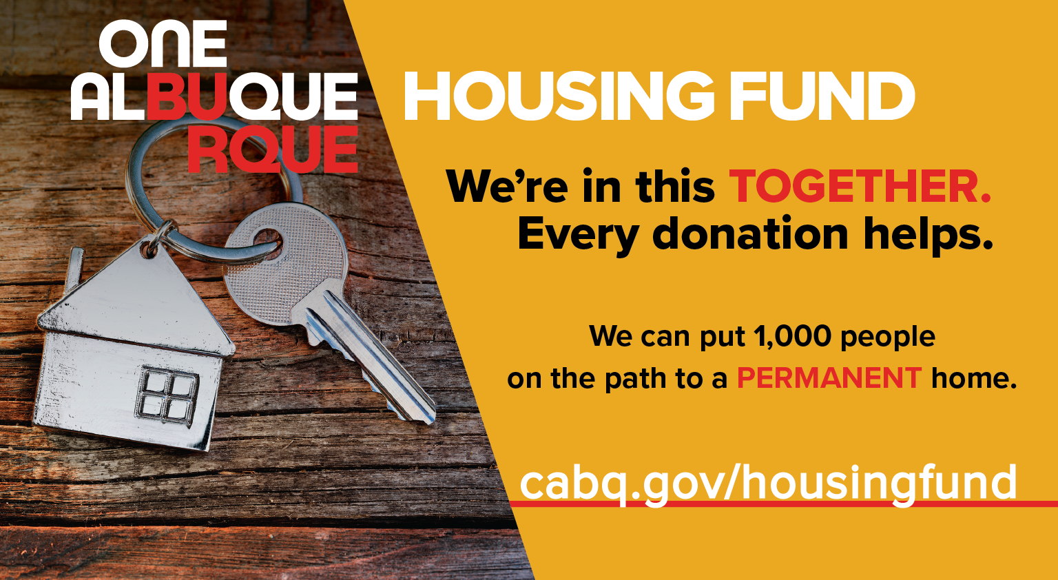 One Albuquerque Housing Fund Helping House Homeless Individuals — City of Albuquerque